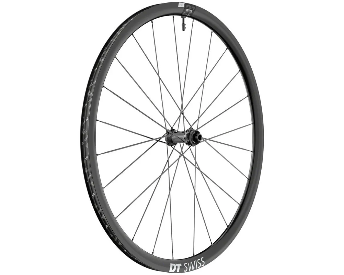 DT Swiss ER 1600 Spline 30 Endurance Road Wheels (Black) (Centerlock) (Front) (12 x 100mm) (700c)