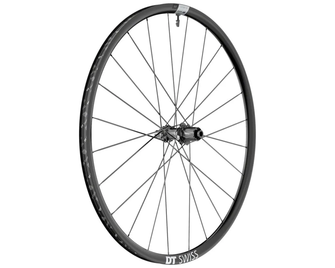 DT Swiss E 1800 Spline 23 Disc Road Wheel (Black) (Shimano HG 11/12) (Rear) (700c) (Centerlock) (Tubeless)