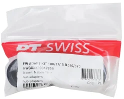 DT Swiss 350/370 Front Axle End Cap Kit (15 x 100mm) (Includes 2 Caps & 2 Retainer Rings)