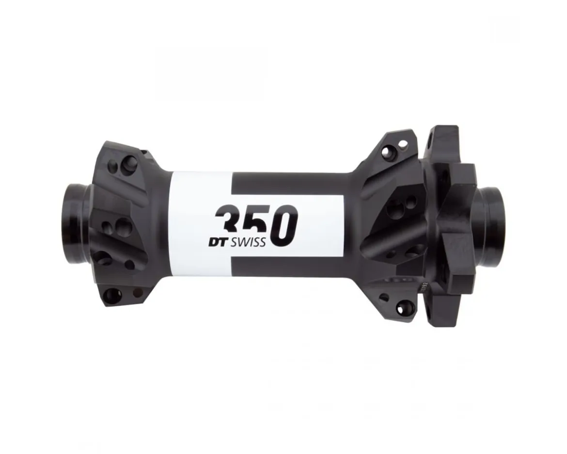 DT Swiss 350 Front Hub (Black) (15 x 110mm) (6-Bolt) (28H) (Straight Pull)