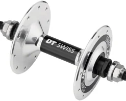 DT Swiss Front Track Hub (Polished) (20H) (9 x 1 Threaded x 100mm)