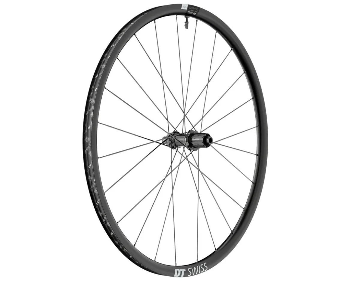 DT Swiss GR 1600 Spline 25 Gravel Wheel (Black) (Shimano HG 11/12) (Rear) (700c) (Centerlock) (Tubeless)