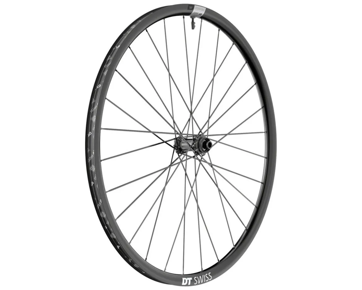 DT Swiss HG 1800 Spline E-Gravel Bike Wheels (Black) (Centerlock) (Front) (12 x 100mm) (700c)