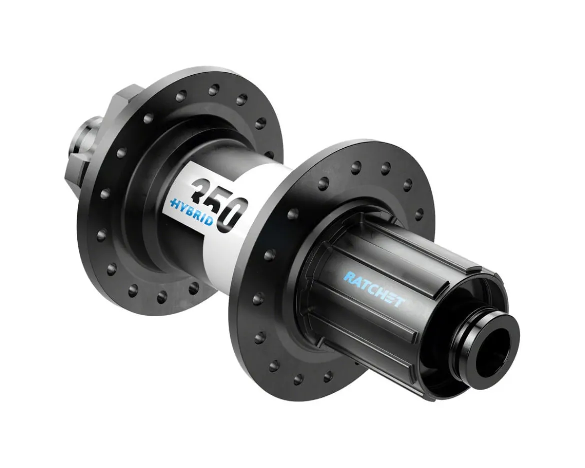 DT Swiss 350 Hybrid Rear Hub (Black) (12 x 148mm) (6-Bolt) (Shimano HG) (36H) (24pt) (J-Bend)