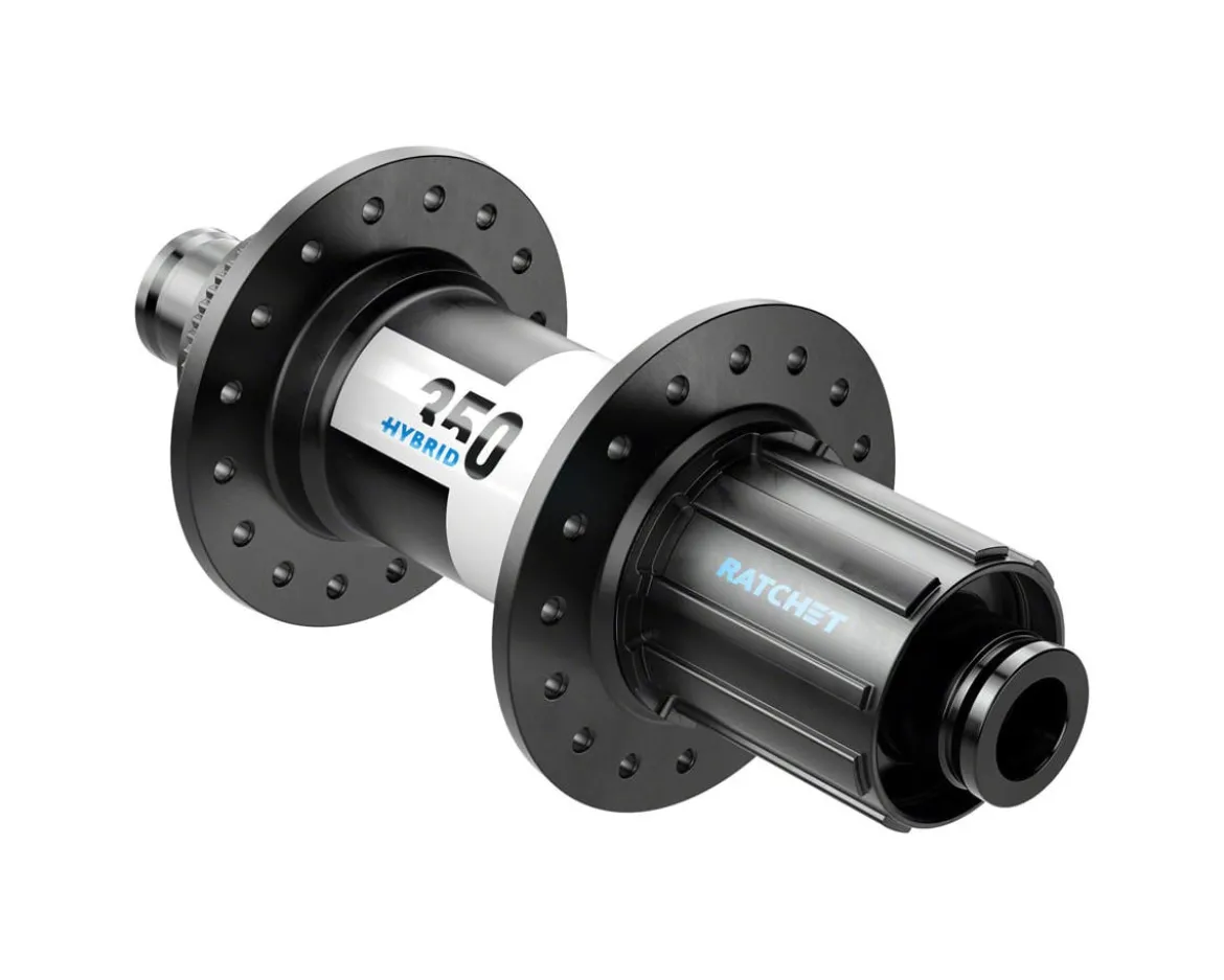 DT Swiss 350 Hybrid Rear Hub (Black) (12 x 148mm) (Centerlock) (Shimano HG) (32H) (24pt) (J-Bend)