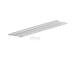 DT Swiss PR1400 DiCut 21 RB Spoke Kit (Black) (Front & Rear)
