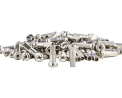 DT Swiss Pro Head Brass Spoke Nipples (Silver) (2.34 x 14mm) (Box of 100)
