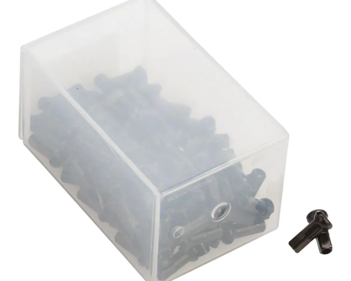 DT Swiss Pro Head Brass Spoke Nipples (Black) (2.0 x 14mm) (Box of 100)