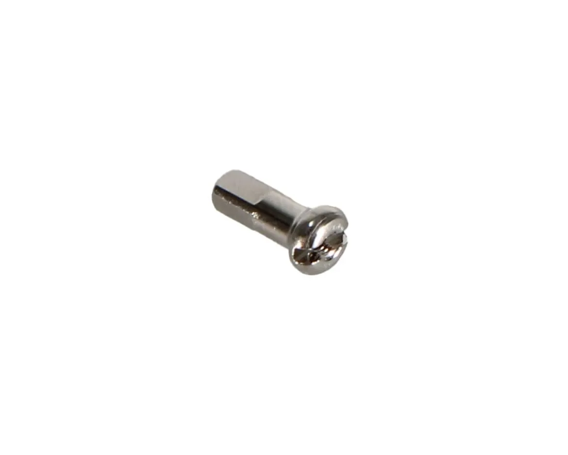 DT Swiss ProLock Brass Nipples (Silver) (14g/12mm) (Box of 100)