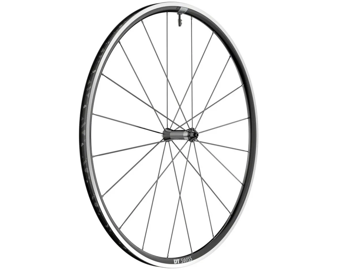 DT Swiss P 1800 Spline Road Wheel (Black) (Front) (QR x 100mm) (700c) (Rim Brake) (Tubeless)