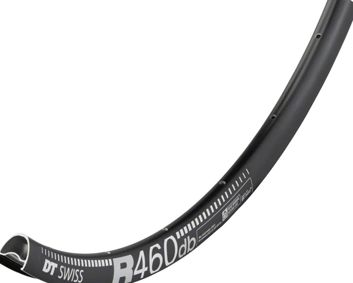 DT Swiss R 460 700c Road Rim (Black) (Tubeless) (Disc Brake) (18mm Internal Width) (24H) (700c)