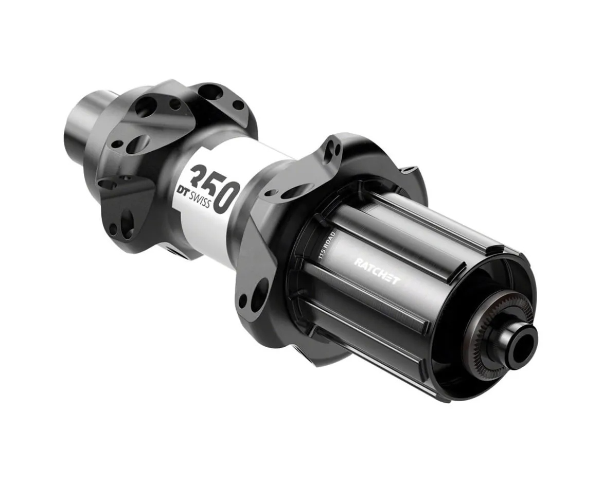 DT Swiss 350 Rear Road Hub (Black) (QR x 130mm) (Rim Brake) (Shimano HG 11/12) (24H) (36T Ratchet) (Straight Pull)