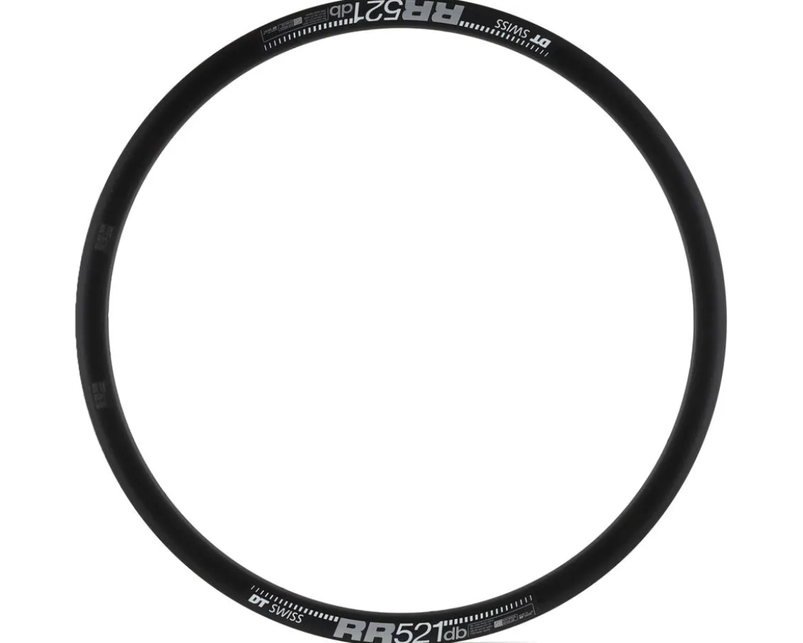 DT Swiss RR 521 Disc Rim (Black) (24H) (Presta) (700c) (Tubeless)