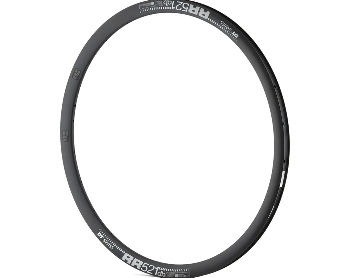 DT Swiss RR 521 Disc Rim (Black) (24H) (Presta) (700c) (Tubeless)