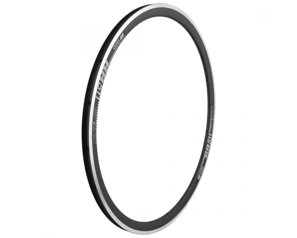 DT Swiss RR 511 Road Rim (Black) (Tubeless) (Rim Brake) (18mm Internal Width) (20H) (700c)