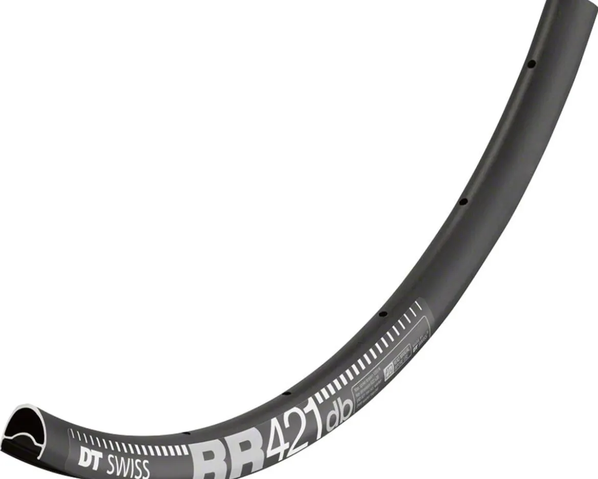 DT Swiss RR 421 Road Rim (Black) (Tubeless) (Disc Brake) (20mm Internal Width) (28H) (700c)