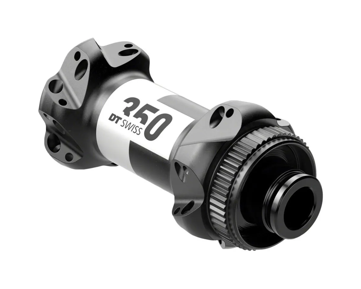 DT Swiss 350 Straight-Pull Road Front Disc Hub (Black) (Centerlock) (12 x 100mm) (24H)