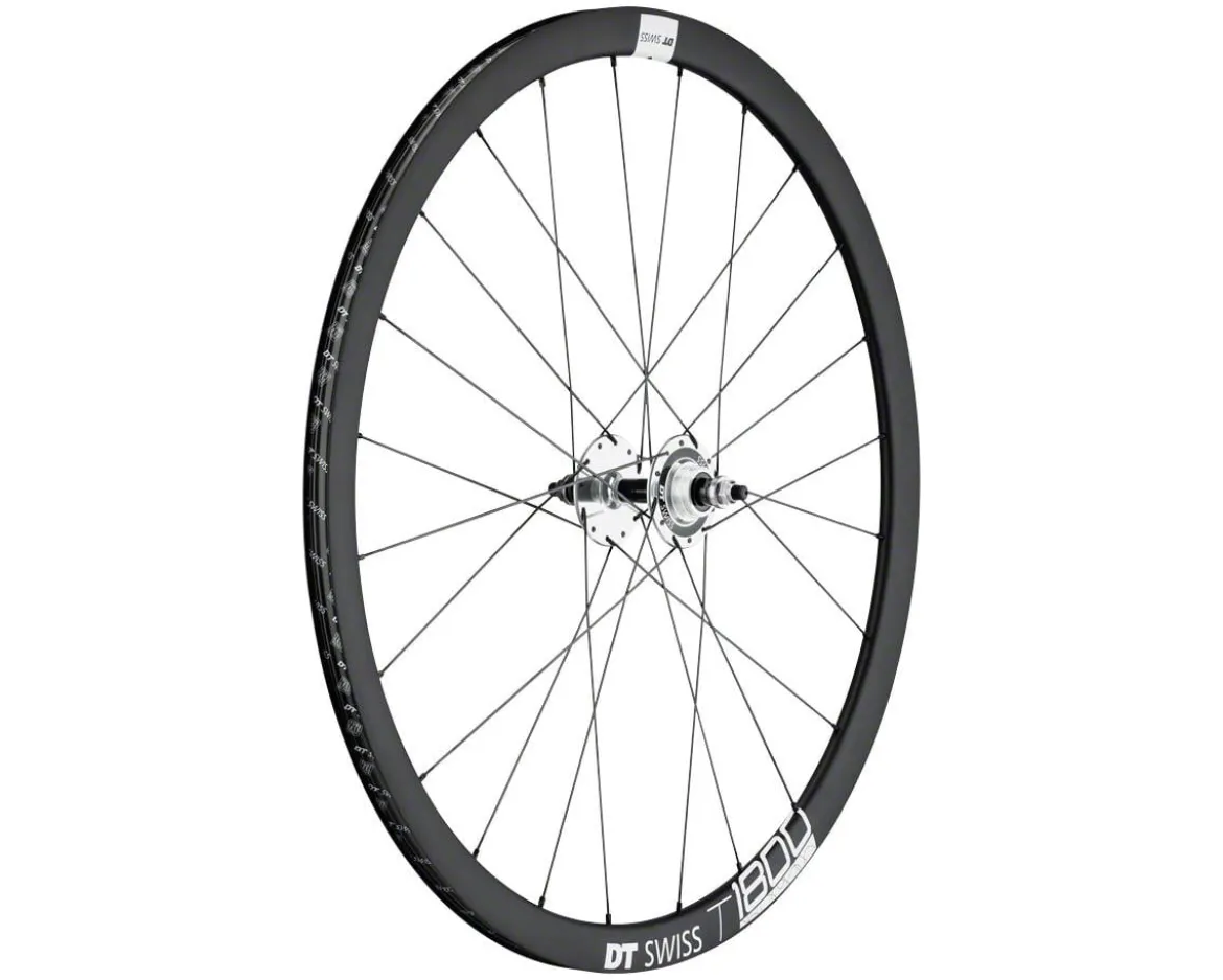 DT Swiss T1800 Rear Wheel (Black) (Single Speed) (10 x 120mm) (700c) (Tubeless)