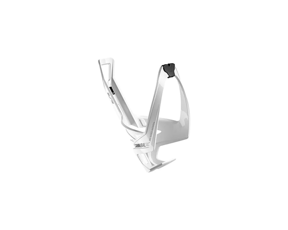 Elite Cannibal XC Bio Bottle Cage (White/Black)