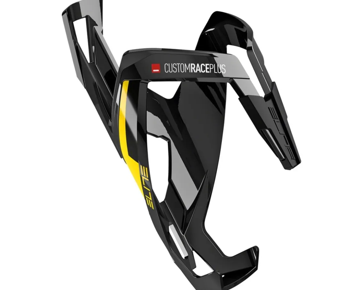 Elite Custom Race Plus Bottle Cage (Black/Yellow)