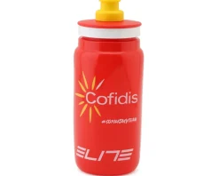 Elite Fly Team Water Bottle (Red) (Cofidis) (18.5oz)