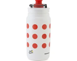 Elite Fly Tour De France Water Bottle (Red Polka Dot) (18.5oz)