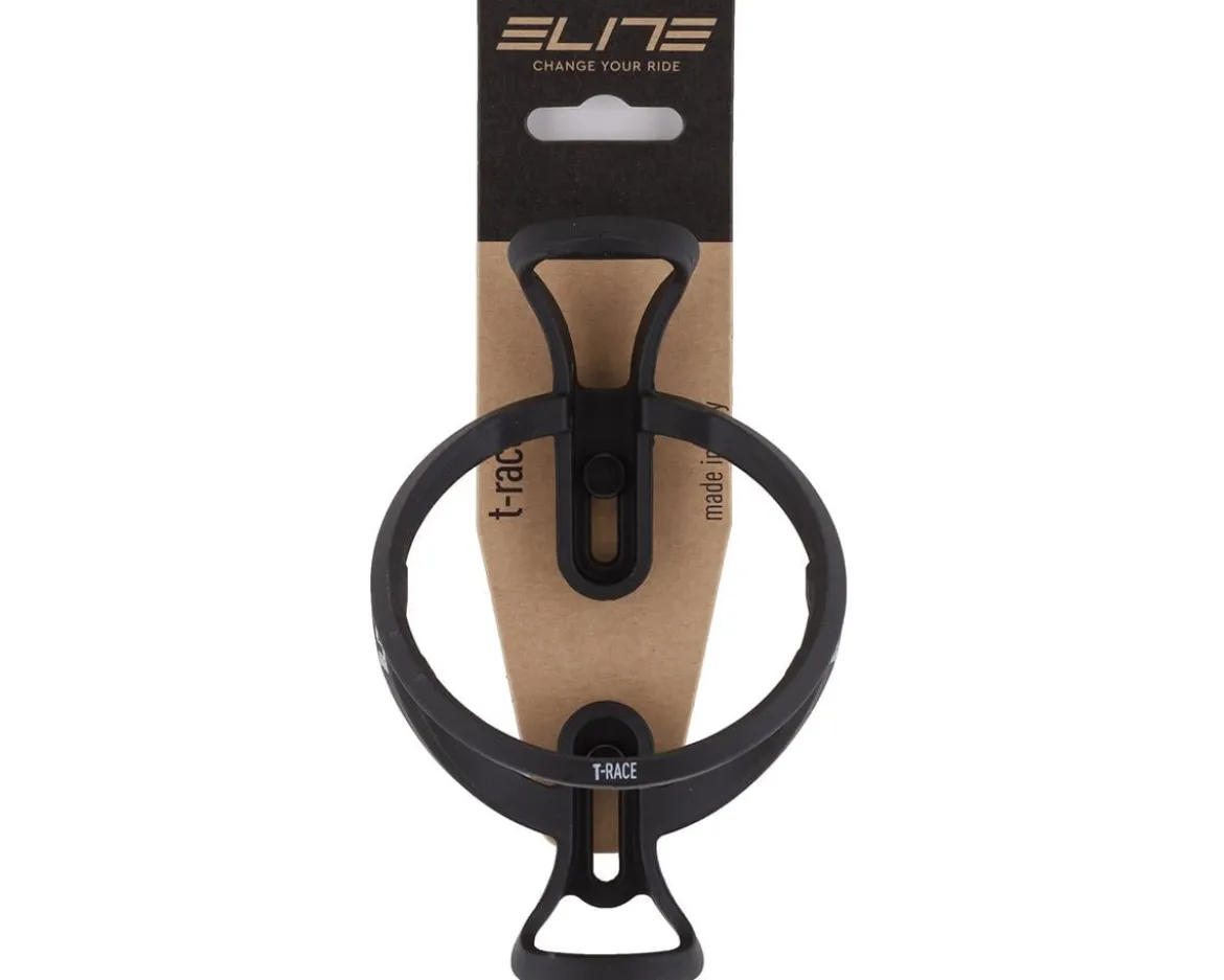 Elite T-Race Soft Touch Bottle Cage (Black)