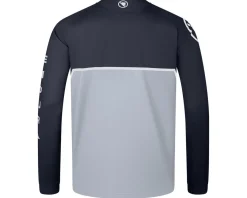 Endura CORE Printed Long Sleeve Tee Jersey (Black) (S)