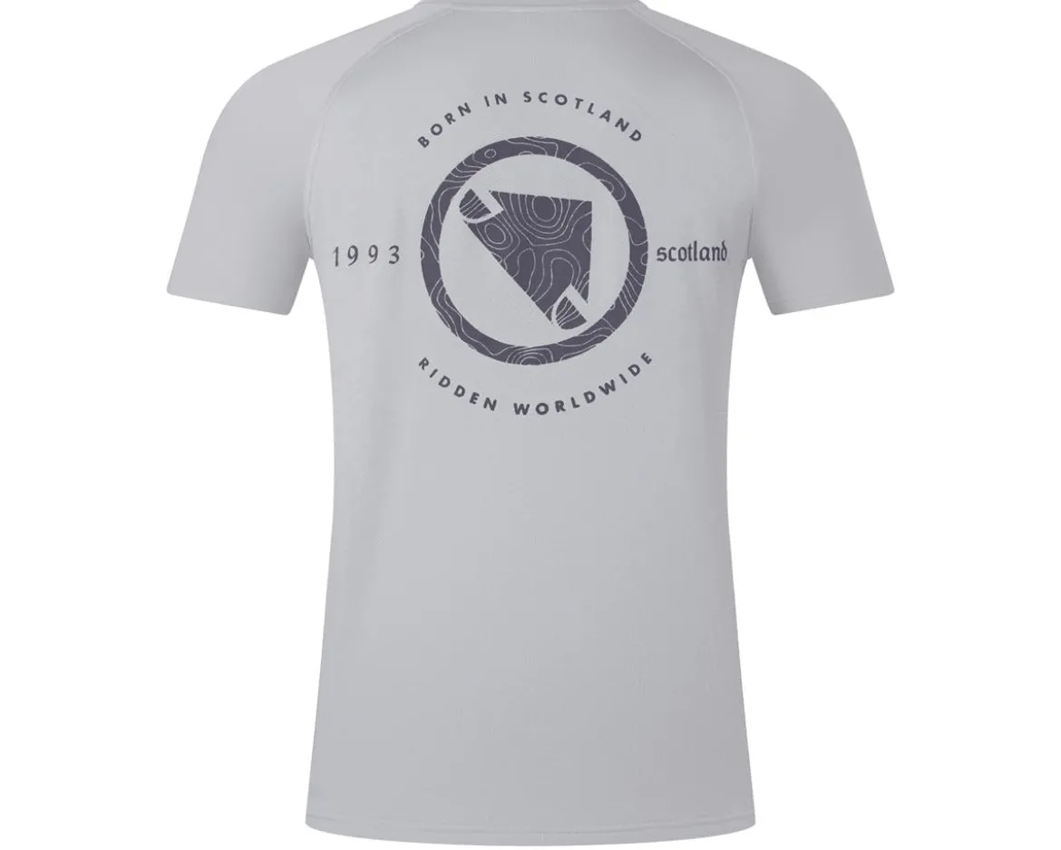 Endura Loop Short Sleeve Tech T-Shirt (Dreich Grey) (S)
