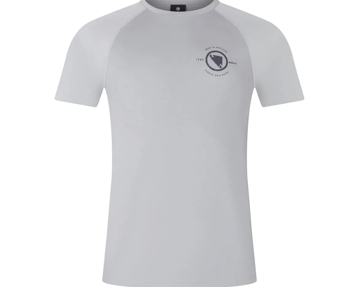Endura Loop Short Sleeve Tech T-Shirt (Dreich Grey) (S)
