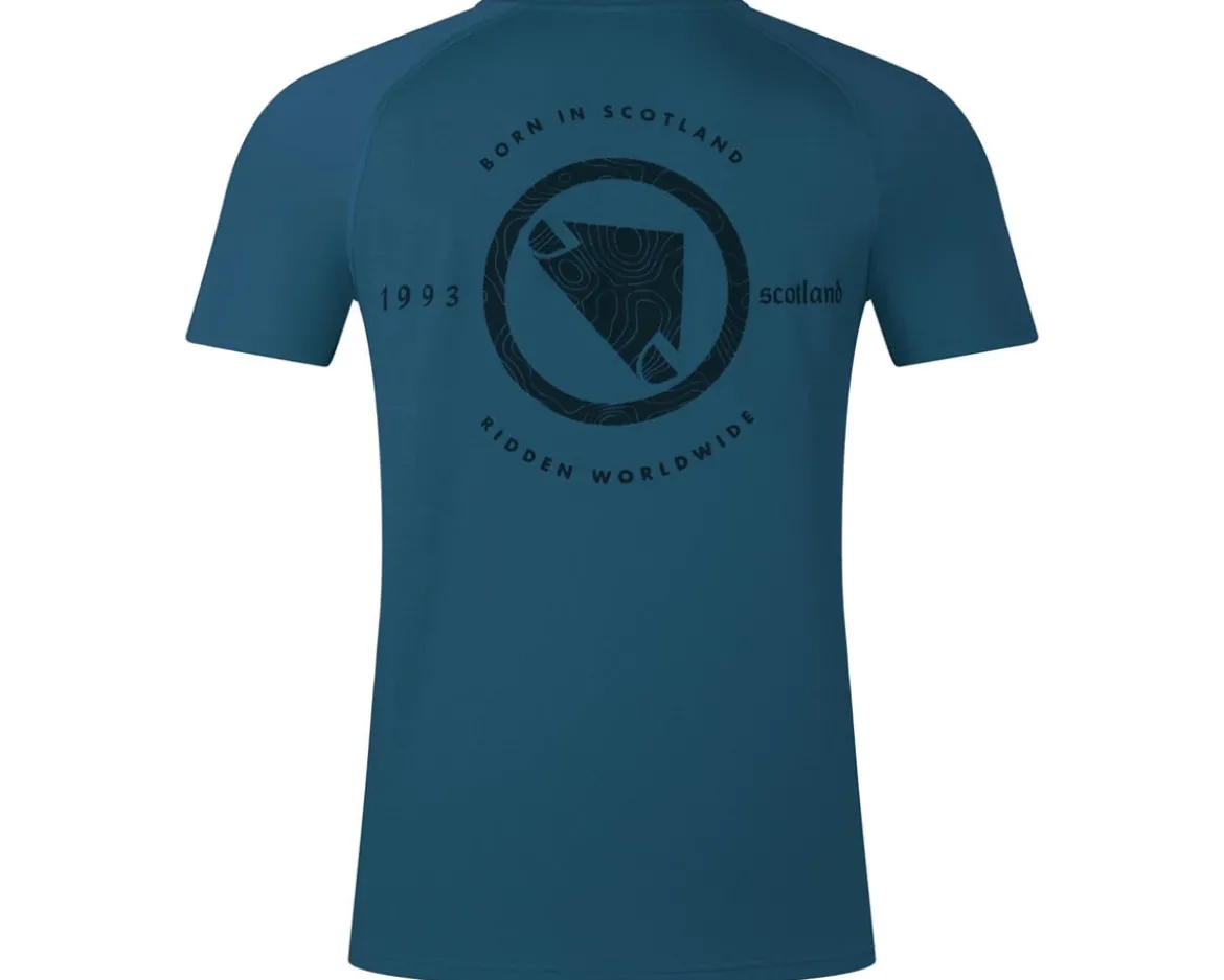 Endura Loop Short Sleeve Tech T-Shirt (Barra Blue) (S)
