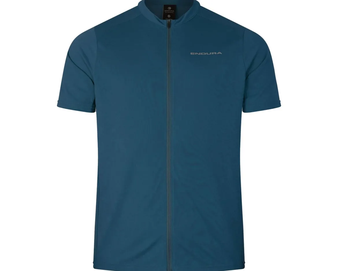 Endura Loop Short Sleeve Zipped Jersey (Barra Blue) (S)