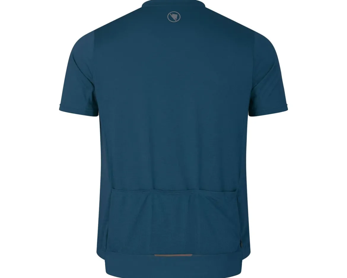 Endura Loop Short Sleeve Zipped Jersey (Barra Blue) (S)