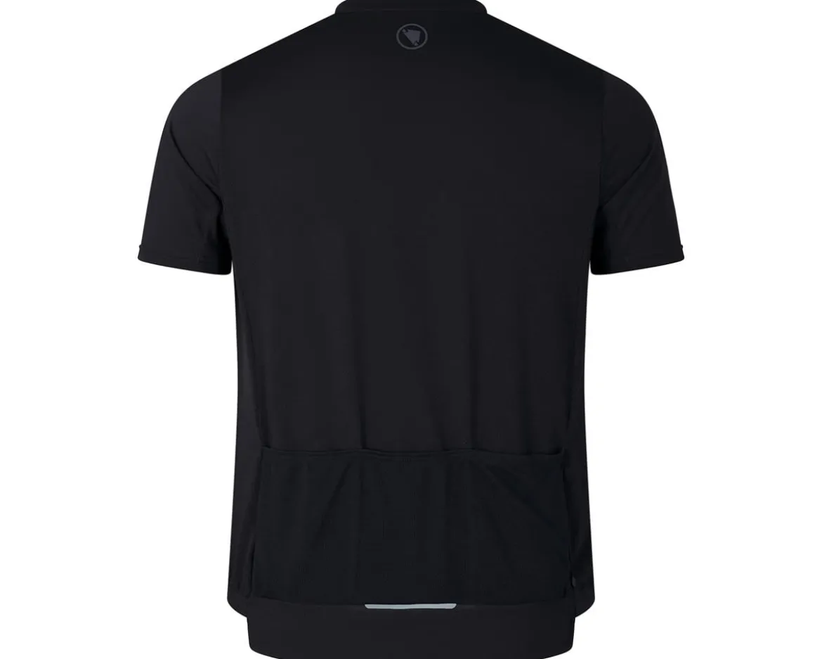 Endura Loop Short Sleeve Zipped Jersey (Black) (S)