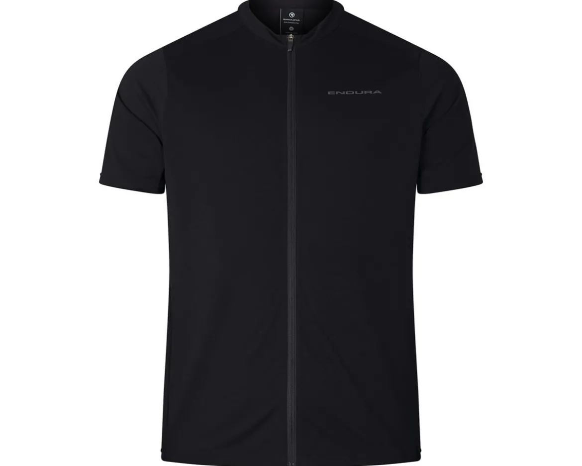 Endura Loop Short Sleeve Zipped Jersey (Black) (S)