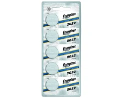 Energizer CR2032 Lithium Battery (Card of 5)