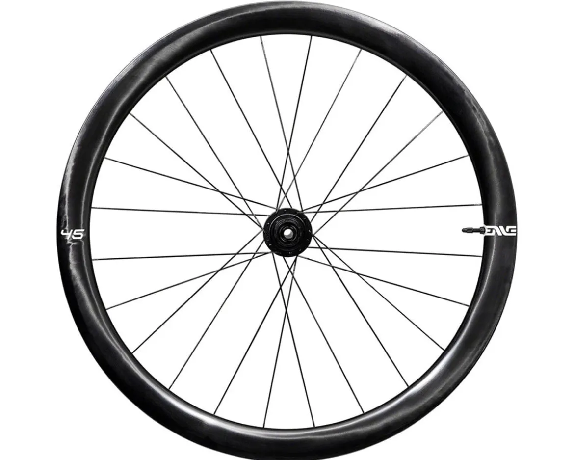ENVE 45 Foundation Series Disc Brake Road Wheels (Black) (SRAM XDR) (Rear) (700c) (Centerlock) (Tubeless)