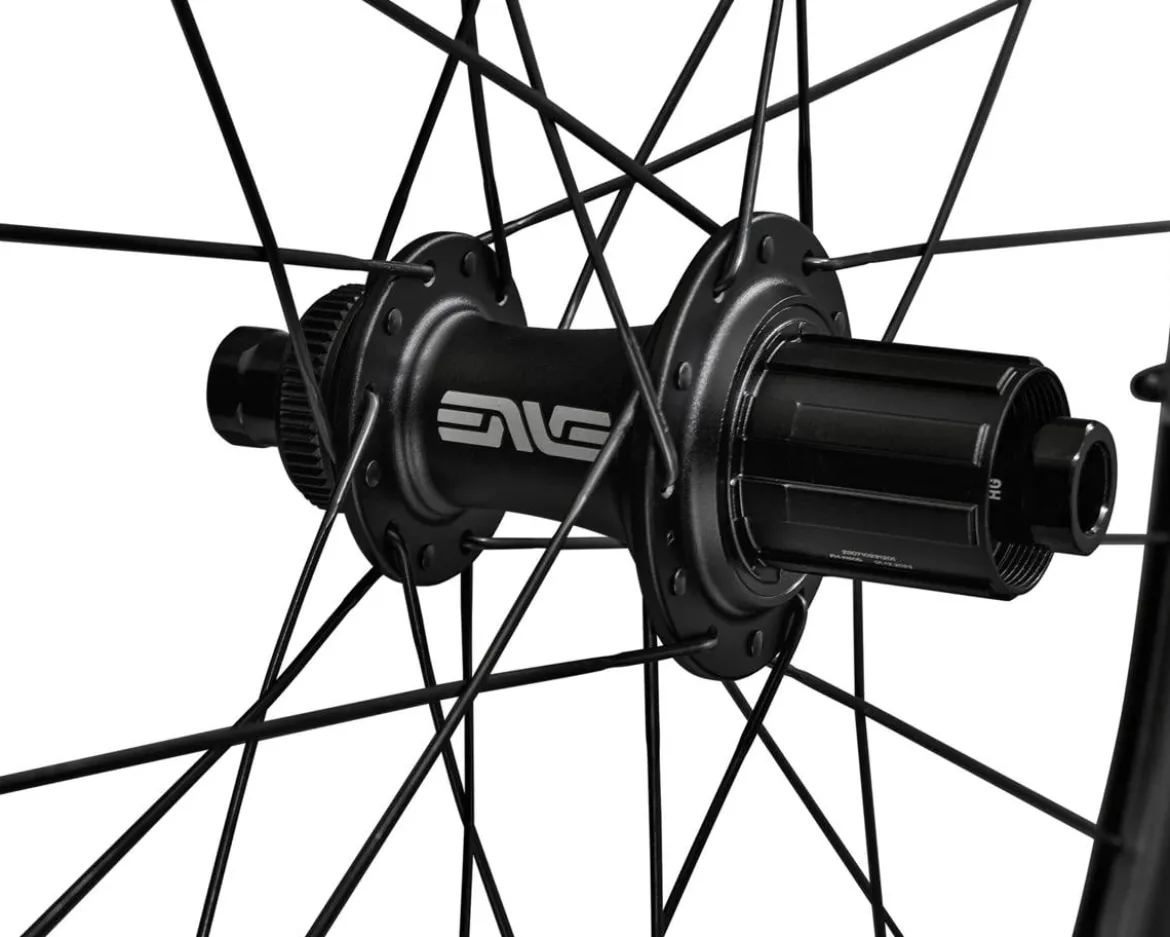 ENVE 45 Foundation Series Disc Brake Road Wheels (Black) (SRAM XDR) (Rear) (700c) (Centerlock) (Tubeless)