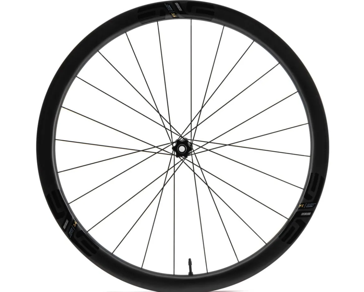 ENVE SES 3.4 Road Wheels (Black) (Front) (700c) (Centerlock Disc) (Tubeless)
