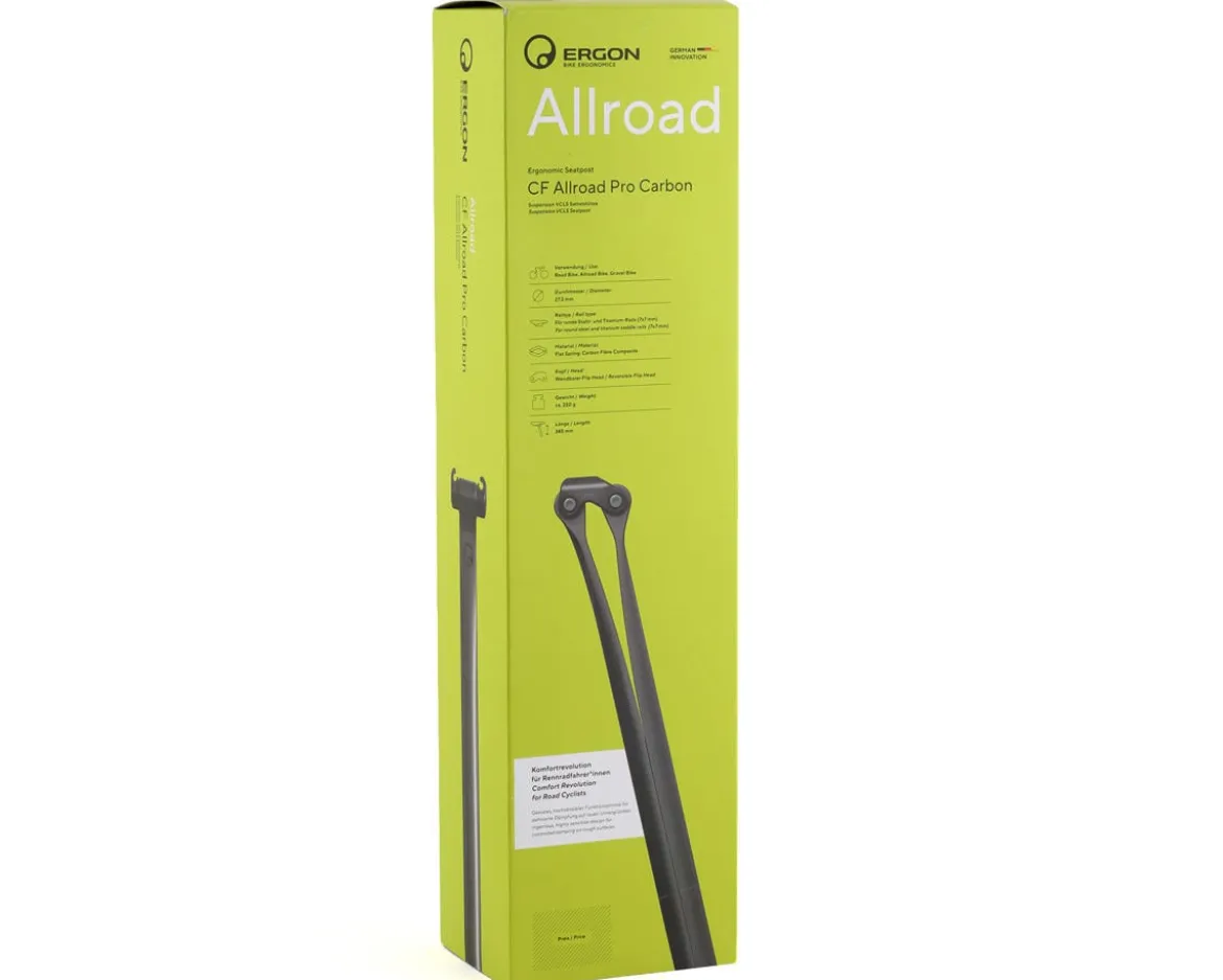 Ergon CF Allroad Pro Carbon Post (Black) (27.2mm) (345mm) (0mm Offset)
