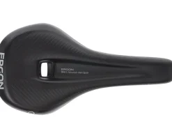 Ergon SM E-Mountain Sport Men's Saddle (Black) (Chromoly Rails) (M/L) (155mm) (E-Bike)