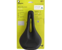 Ergon SM E-Mountain Sport Women's Saddle (Black) (Chromoly Rails) (M/L) (155mm) (E-Bike)