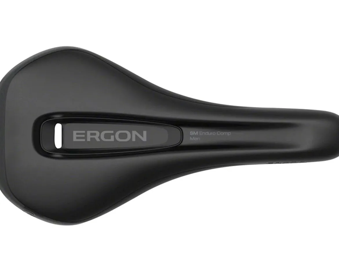 Ergon SM Enduro Comp Saddle (Stealth/Oil Slick) (Chromoly Rails) (S/M)