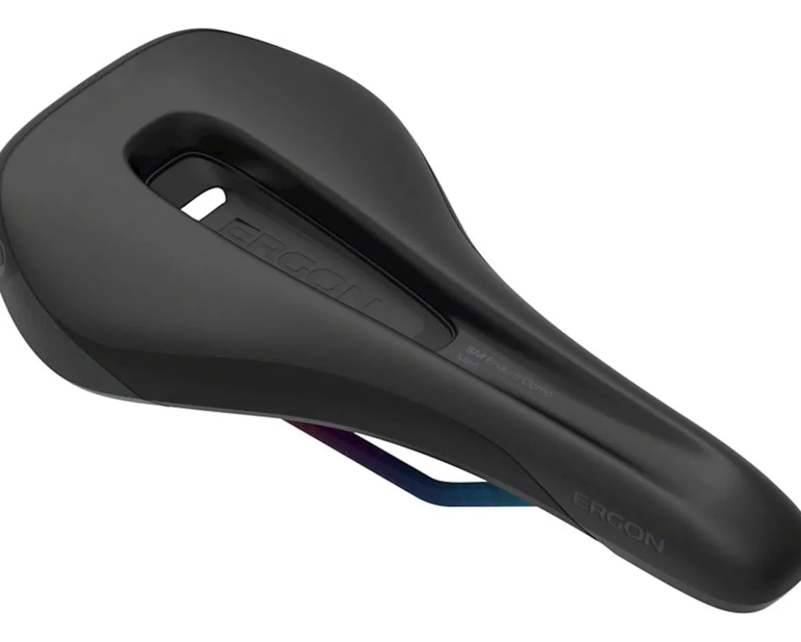 Ergon SM Enduro Comp Saddle (Stealth/Oil Slick) (Chromoly Rails) (S/M)
