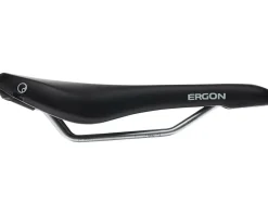 Ergon SM Women's Saddle (Black) (Chromoly Rails) (S/M)