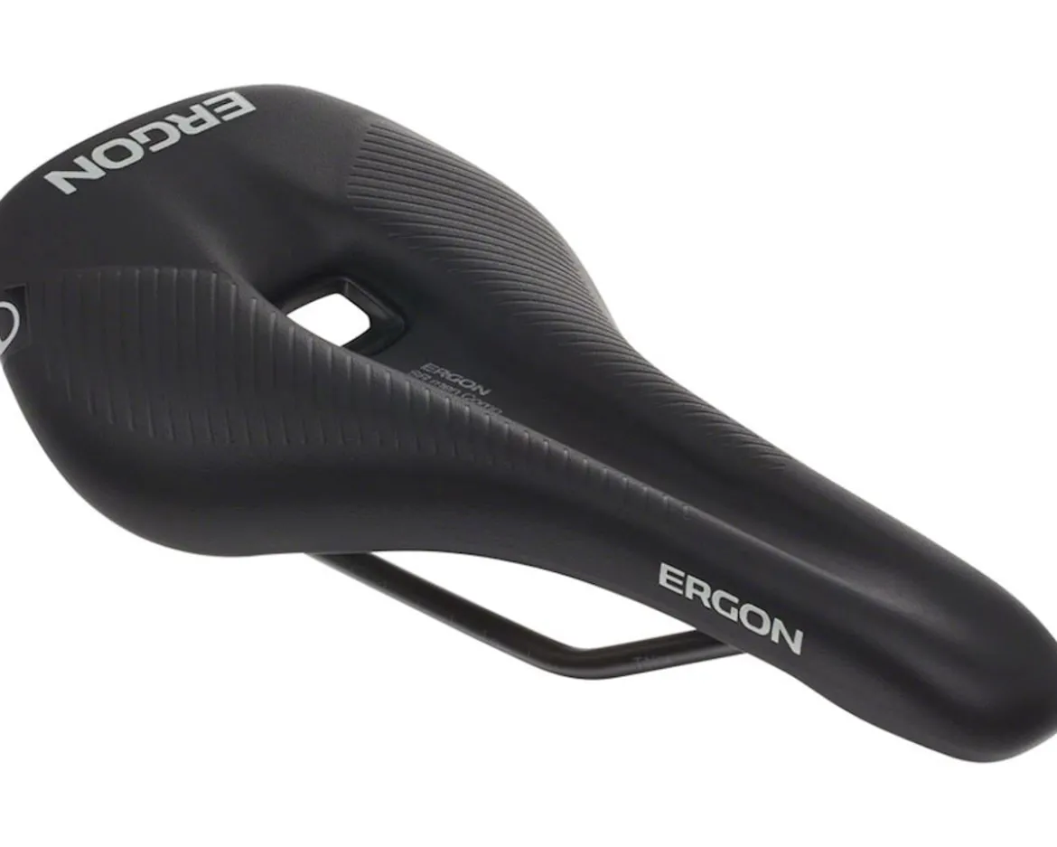 Ergon SR Comp Saddle (Black) (Titanox Rails) (S/M) (140mm)