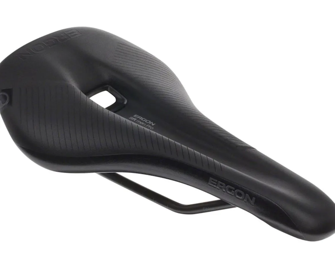 Ergon SR Pro Saddle (Black) (Titanox Rails) (M/L) (153mm)
