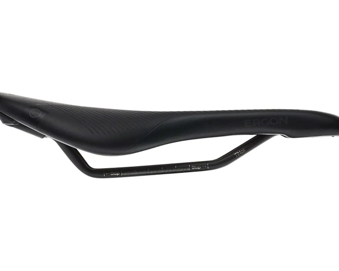 Ergon SR Pro Women's Saddle (Black) (Titanox Rails) (S/M) (141mm)