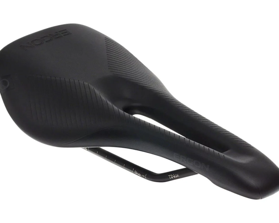 Ergon SR Pro Women's Saddle (Black) (Titanox Rails) (S/M) (141mm)