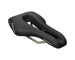 Ergon SR Triathlon Women Mid Saddle (Black) (TiNox Rails) (130mm)